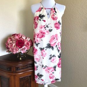 Candies Pleated Halter Swing Dress